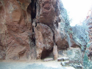 Zion National Park -- rock shapes heading to Angel's Landing