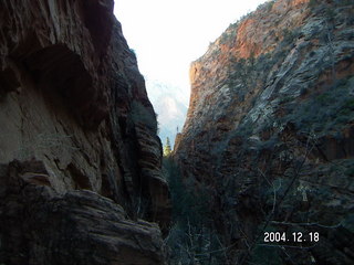 Zion National Park -- canyon heading to Angel's Landing