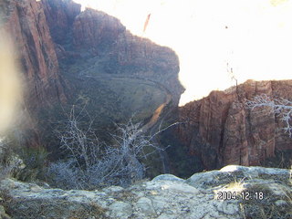 Zion National Park -- rock shapes heading to Angel's Landing