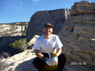 Zion National Park, Adam near Angel's Landing