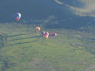 aerial -- balloons near DVT