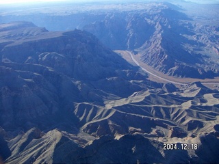 176 5aj. aerial -- west end of Grand Canyon