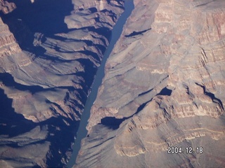 aerial -- west end of Grand Canyon