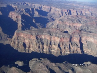 aerial -- west end of Grand Canyon