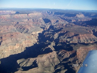 aerial -- west end of Grand Canyon