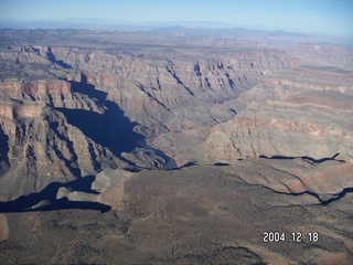 aerial -- west end of Grand Canyon