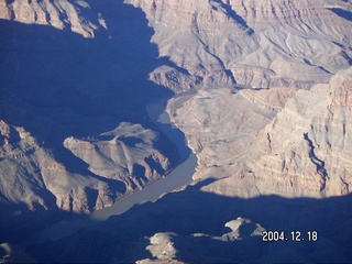 aerial -- west end of Grand Canyon