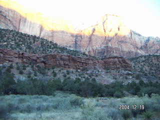 Zion National Park -- pre-dawn silhouette