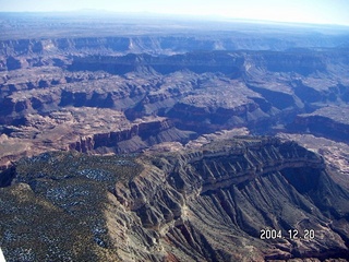 aerial -- west end of Grand Canyon