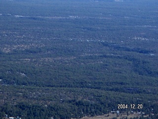 aerial -- south of canyon