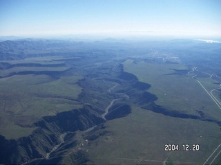 aerial -- canyon north of Phoenix