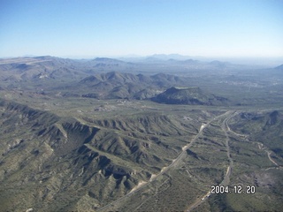 aerial -- central Arizona