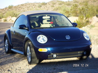 Tom Grey in parking lot (from of my VW Golf)