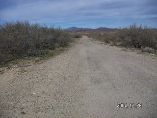 road near San Carlos (Globe) Airport