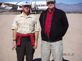 Pima Air and Space Museum -- Adam and Dick Lind