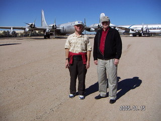 Pima Air and Space Museum -- Adam and Dick Lind