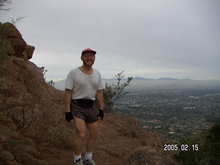 Adam on Camelback trail