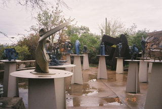 Taliesin West (Frank Lloyd Wright) -- sculpture garden