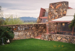 Taliesin West (Frank Lloyd Wright) -- nifty chairs