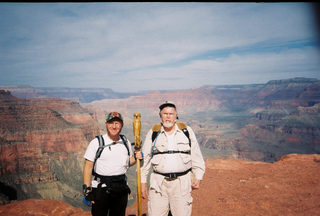 Grand Canyon -- Adam and Greg -- South Kaibab trail