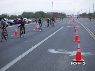 Arizona Ironman cyclists