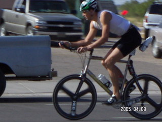 Arizona Ironman cyclists