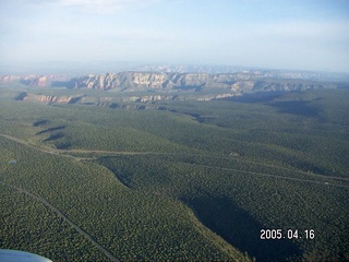 Oak Creek Canyon -- aerial