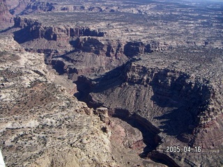 Colorado River canyon -- aerial