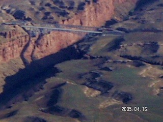 Marble Canyon bridge -- aerial