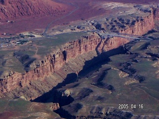 Marble Canyon bridge -- aerial