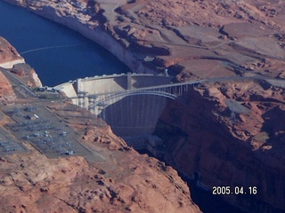 Glen Canyon Dam -- aerial