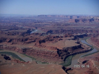 Colorado River near Moab -- aerial