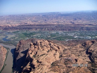 Colorado River near Moab -- aerial