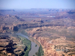 Colorado River near Moab -- aerial