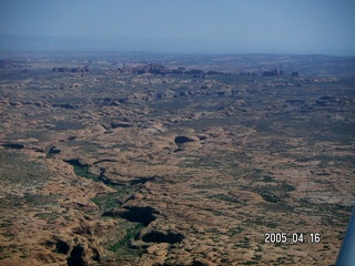 Colorado River near Moab -- aerial