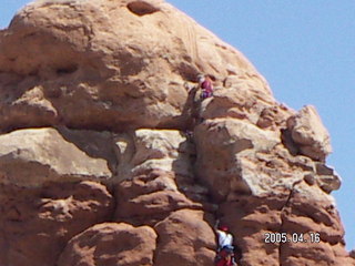 Arches National Park -- climbers