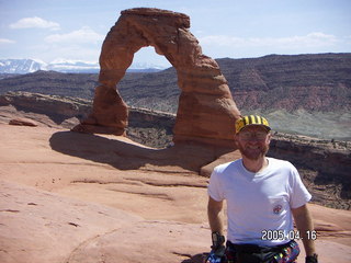 Arches National Park -- Adam and Delicate Arch