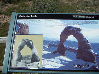 Canyonlands National Park entrance sign (pre-dawn)