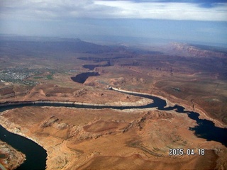 Lake Powell region -- aerial