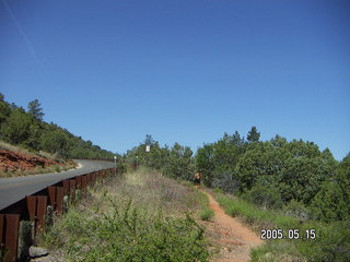 217 5ff. Sedona Airport trail -- Adam running away (small)