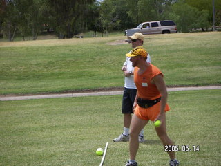 Sedona Airport trail -- Adam running away (very small)