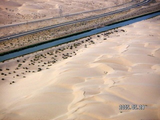 aerial -- sand dunes near Yuma