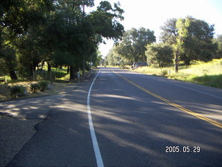 morning run in Julian, California