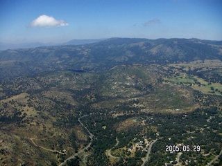 aerial -- Julian, California