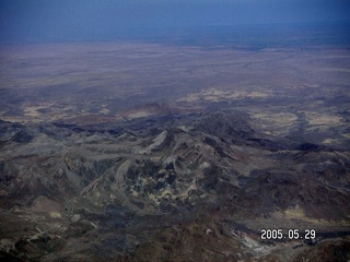 aerial -- California desert