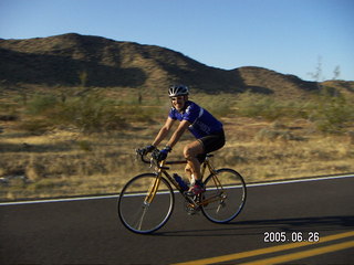 South Mountain Park run -- cyclist