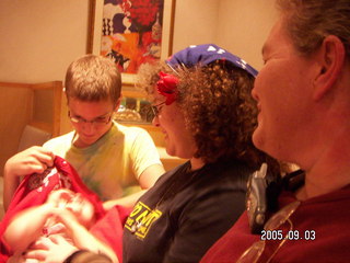 Kevin + Barbara Gardner + two daughters + Helen Bird
