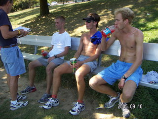 South Mountain Park run -- Adam at the top