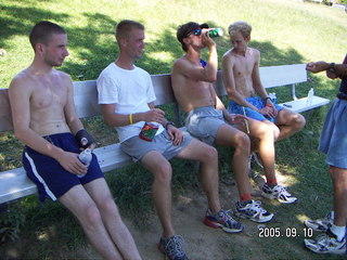 CHS XC 2005 -- Drew, Chad, Adam A., Scott