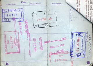17 5ks. oldpassport 14-15 visas